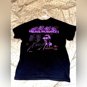 Bad Bunny Concert Tee X100PRE Tour Solo De Mi, Mens/Unisex Size Medium